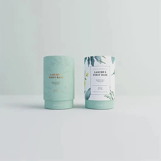 Eco Material Product Round Packaging Cosmetic Containers Cylinder Packaging Can Food Boxes Paper Tube For Tea Coffee Tee Wine